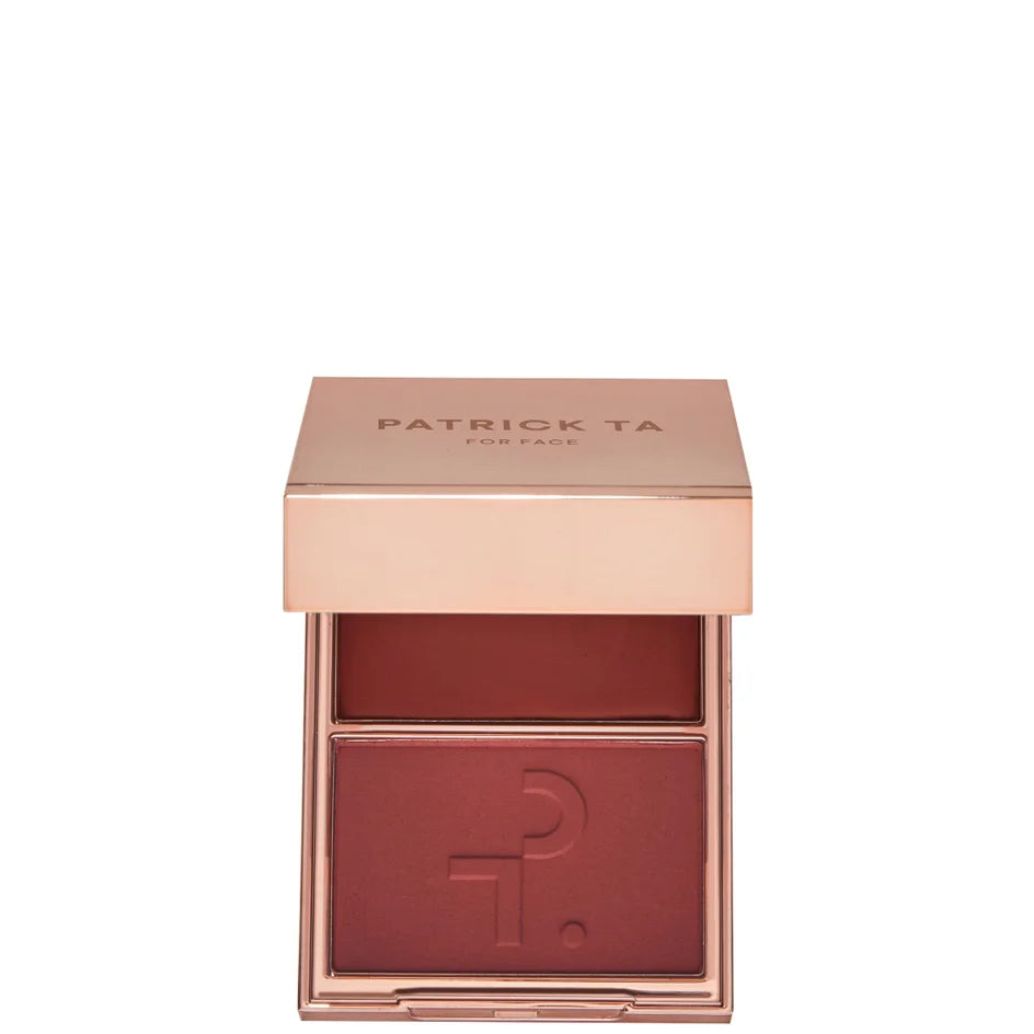 PATRICK TA Major Headlines Double-Take Crème and Powder Blush Duo shade She Knows Who She Is — Full Size