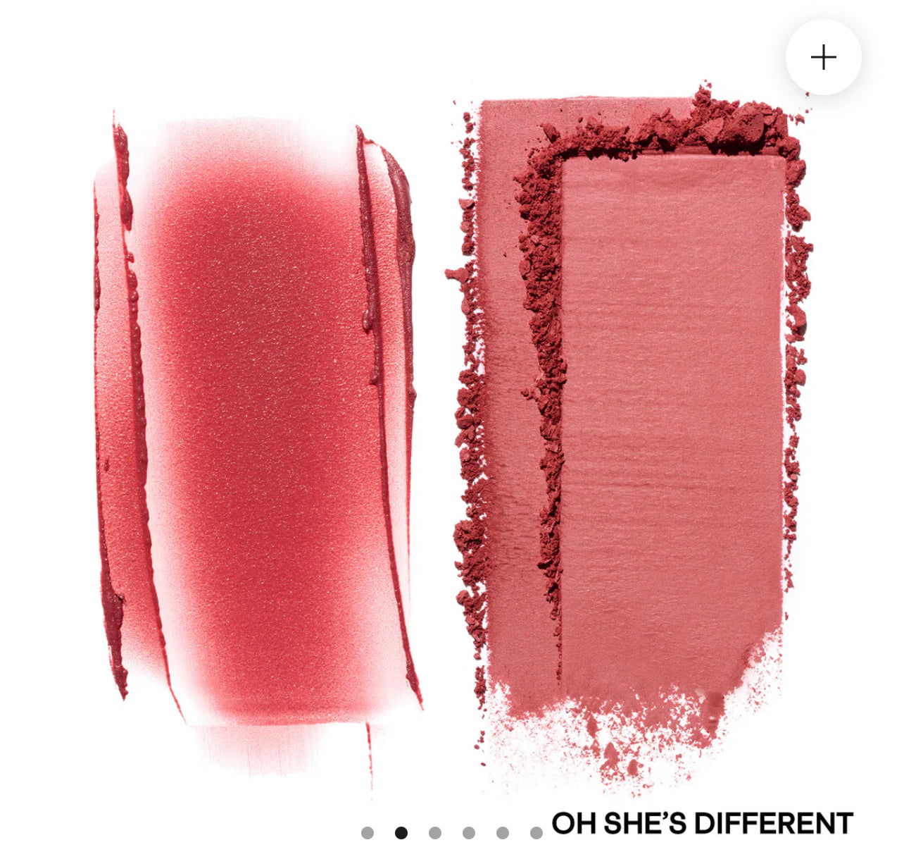 PATRICK TA Major Headlines Double-Take Crème & Powder Blush Duo shade Oh She’s Different— Full Size
