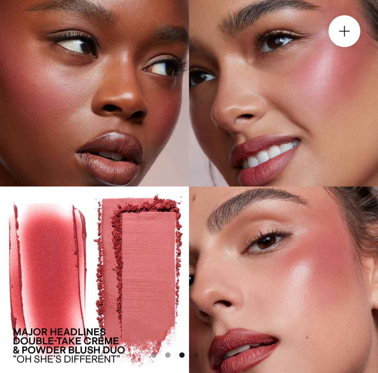 PATRICK TA Major Headlines Double-Take Crème & Powder Blush Duo shade Oh She’s Different— Full Size