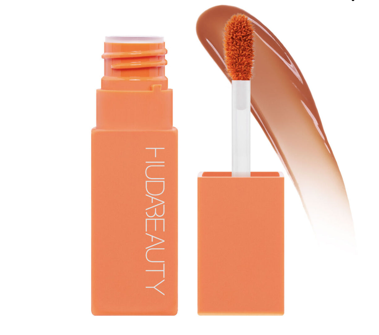 Huda Beauty Lip Blush Creamy Lip & Cheek Stain shade Apricot Kiss — Full Size