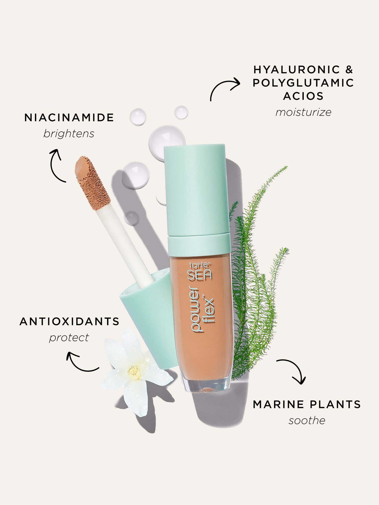 Tarte SEA Power Flex Concealer shade 20N Light Neutral — Travel Size