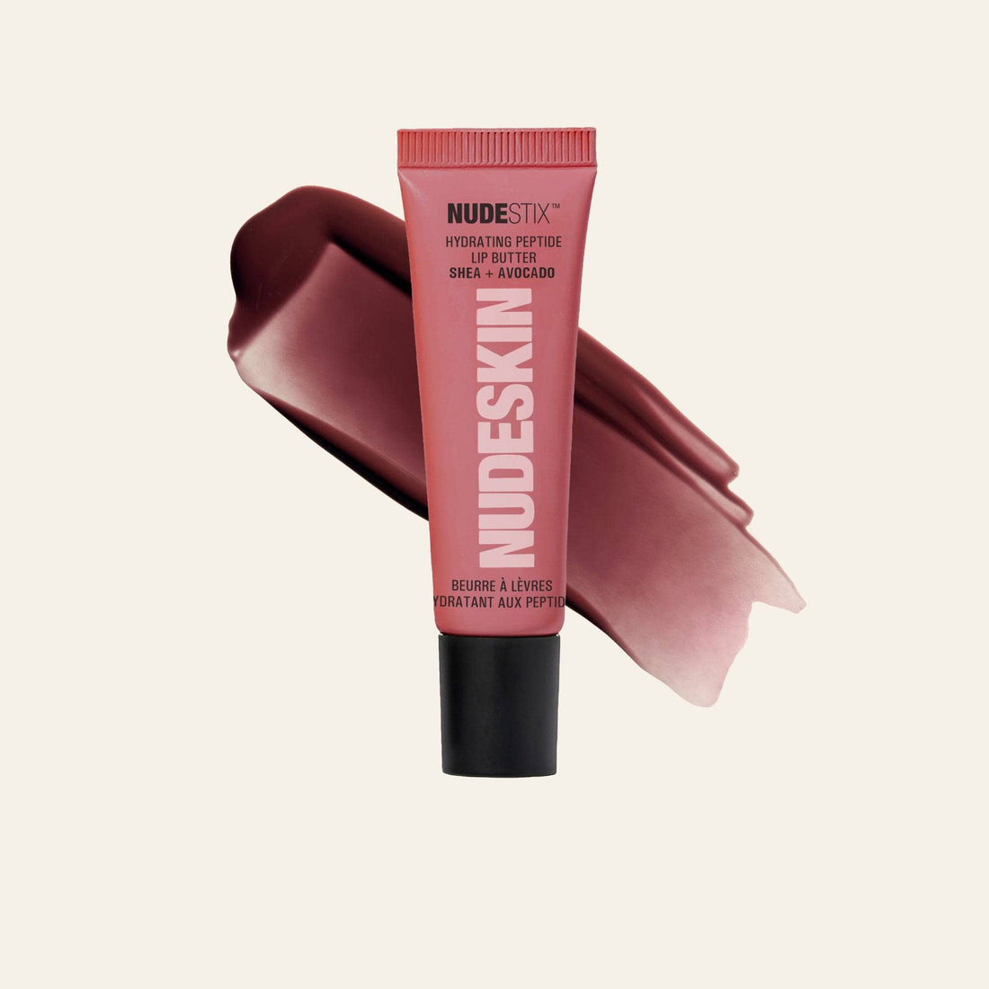 NUDESTIX Hydra-Peptide Lip Butter shades Sugar Plum — Full Size