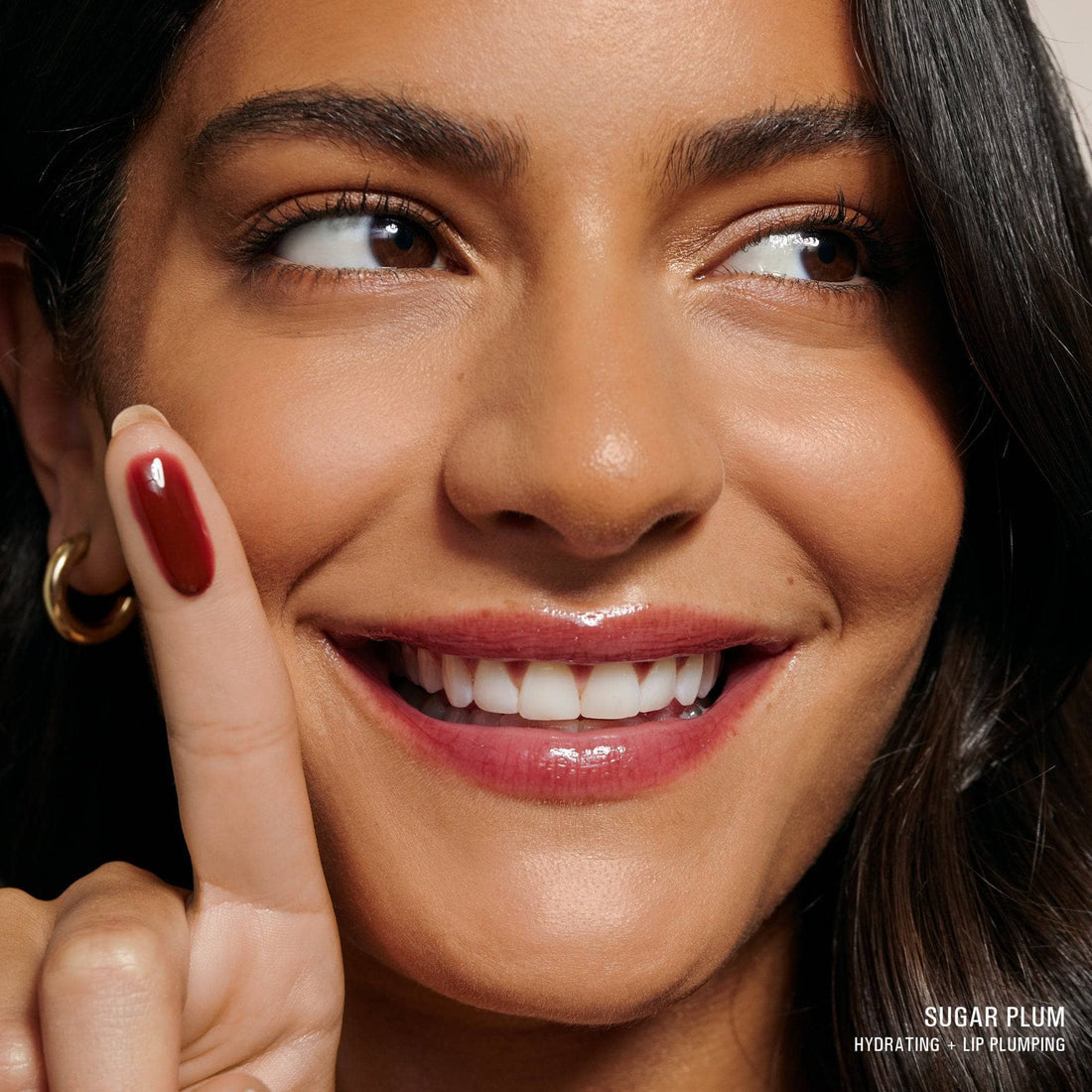 NUDESTIX Hydra-Peptide Lip Butter shades Sugar Plum — Full Size