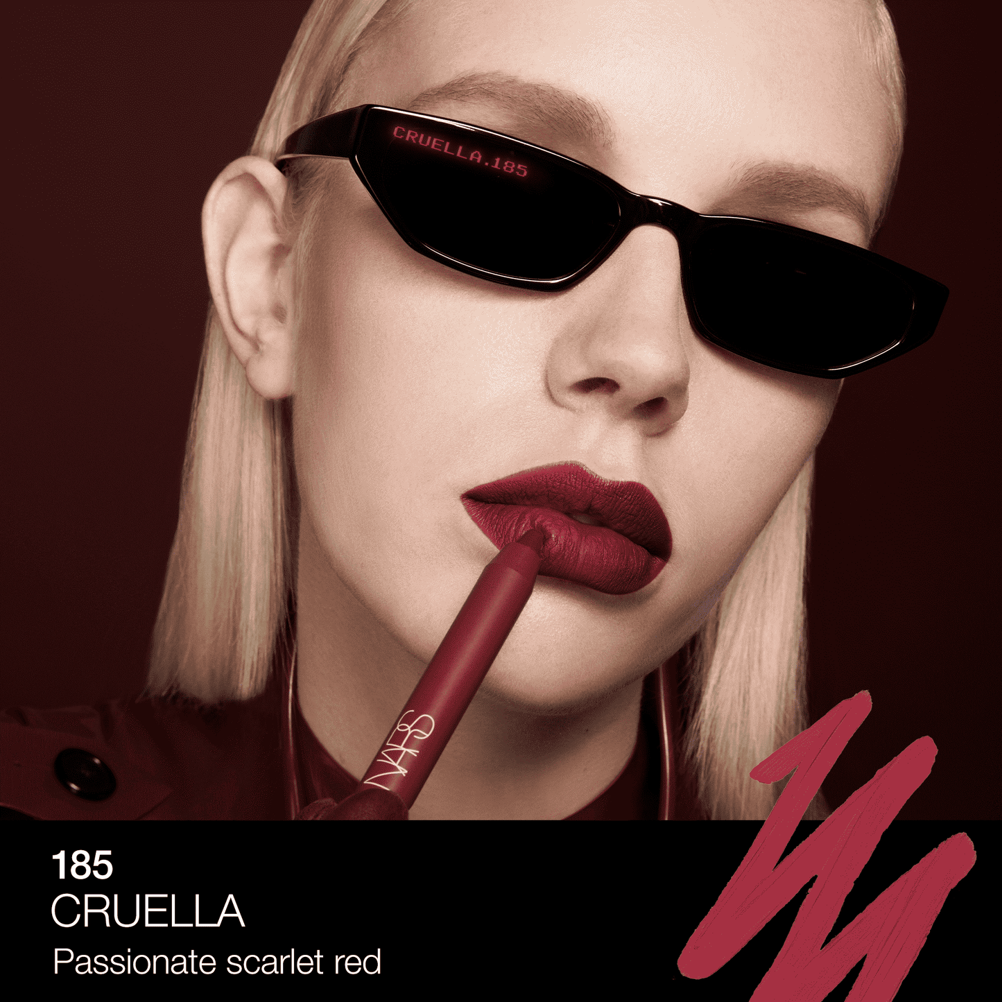 NARS Powermatte Lip Pencil in shade Cruella — Mini Size 1.8 gm