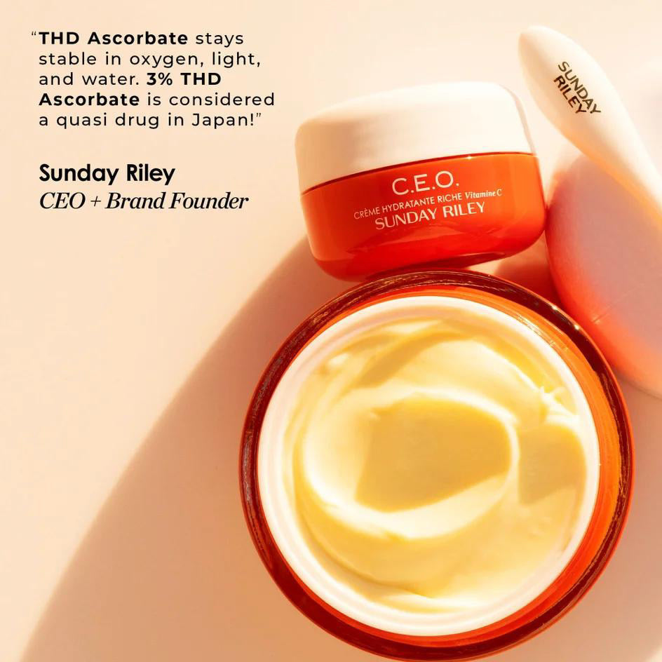 Sunday Riley C.E.O. Vitamin C Rich Hydration Cream — Mini Size 15 ml