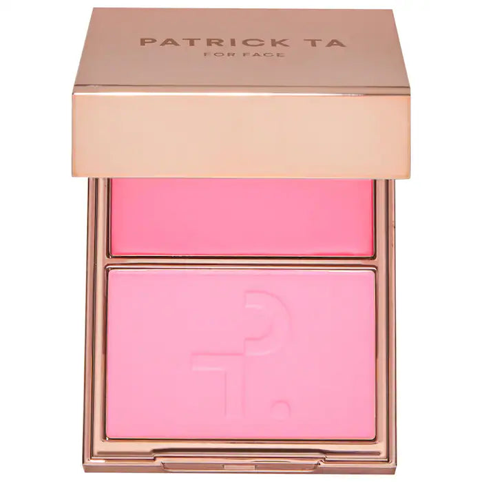 PATRICK TA Major Headlines Double-Take Cream and Powder Blush Duo shade Just Enough — Full Size