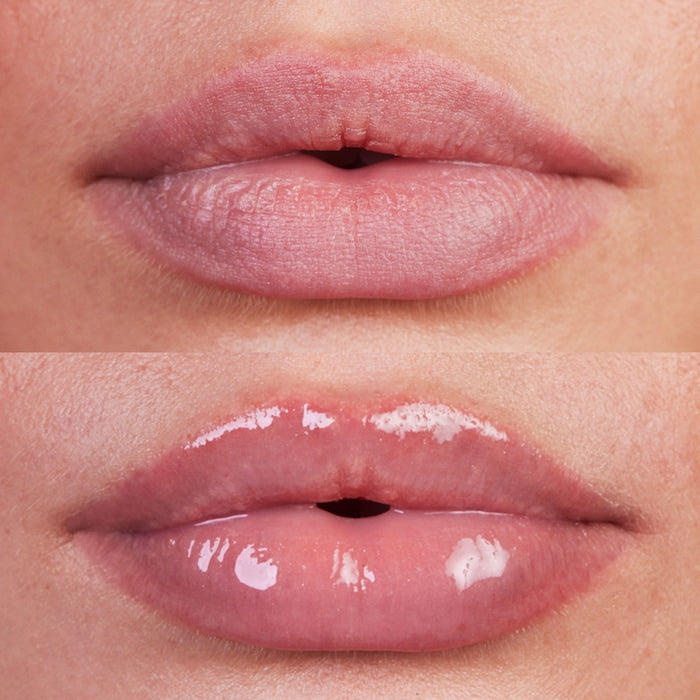 Kosas Wet Lip Oil Plumping Peptide Lip Treatment Gloss shade Jellyfish — Mini Size 2 ml
