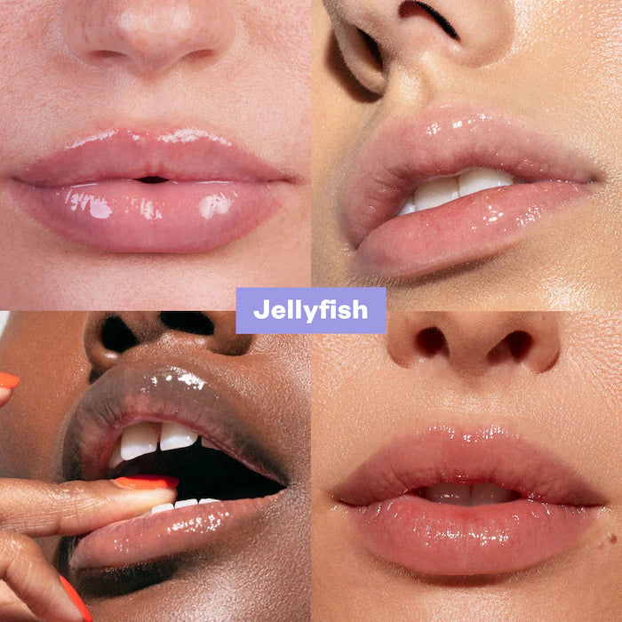 Kosas Wet Lip Oil Plumping Peptide Lip Treatment Gloss shade Jellyfish — Mini Size 2 ml