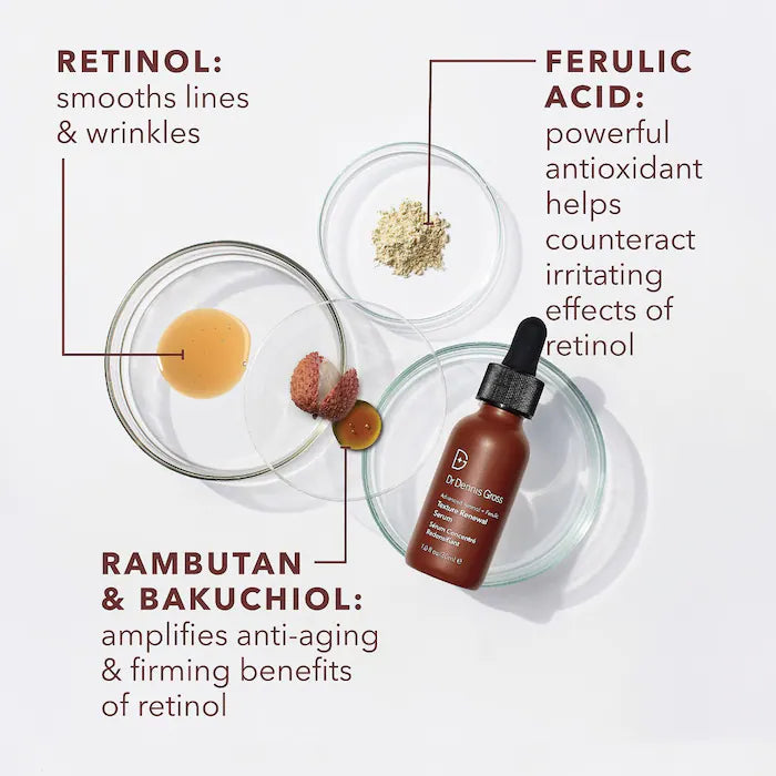 Dr. Dennis Gross Advanced Retinol + Ferulic Texture Renewal Serum — Travel Size 7 ml