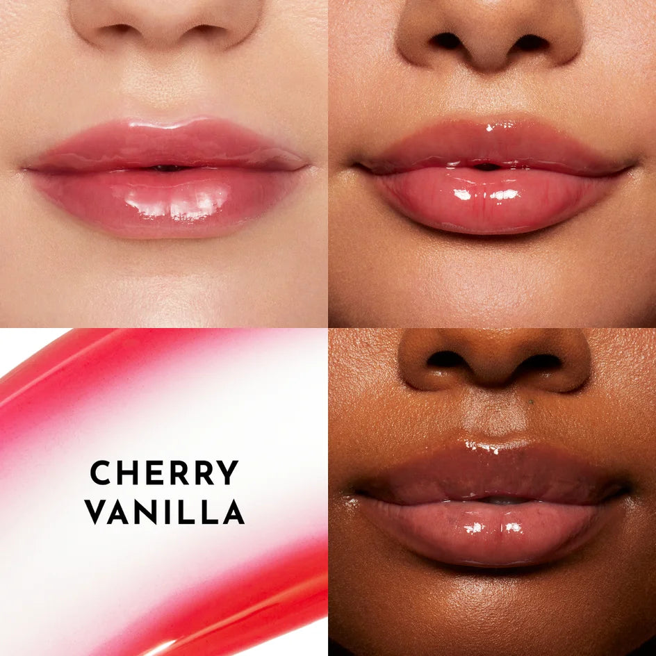 LAWLESS BEAUTY Forget The Filler Lip Plumper Line Smoothing Gloss shade Cherry Vanilla — Full Size