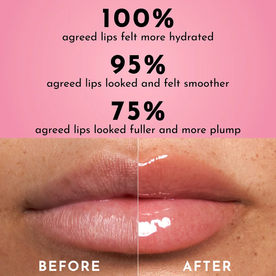 LAWLESS BEAUTY Forget The Filler Lip Plumper Line Smoothing Gloss shade Cherry Vanilla — Full Size