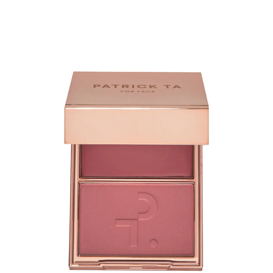 PATRICK TA Major Headlines Double-Take Crème & Powder Blush Duo shade She Goes to the Gym — Full Size
