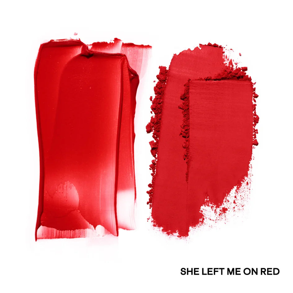 PATRICK TA Major Headlines Double-Take Crème & Powder Blush Duo shade She Left me on Red — Full Size
