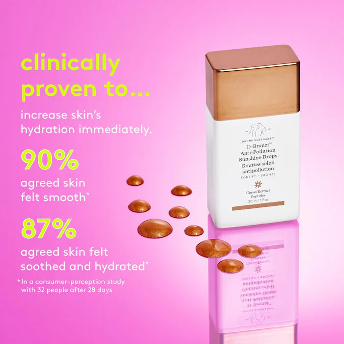 Drunk Elephant D-Bronzi™ Bronzing Drops with Peptides — Deluxe size 5 ml