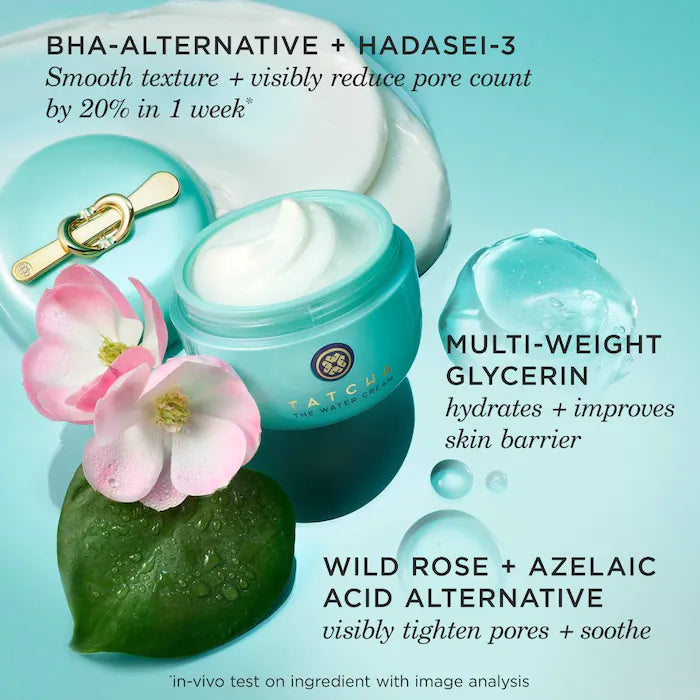 Tatcha The Water Cream Oil-Free Pore Minimizing Refillable Moisturizer — Travel Size 7 ml