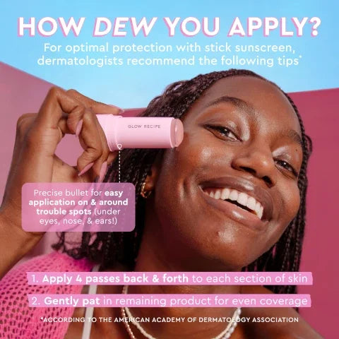 Glow Recipe Watermelon Glow Niacinamide Dew Balm Sunscreen Stick SPF 30 — Full Size