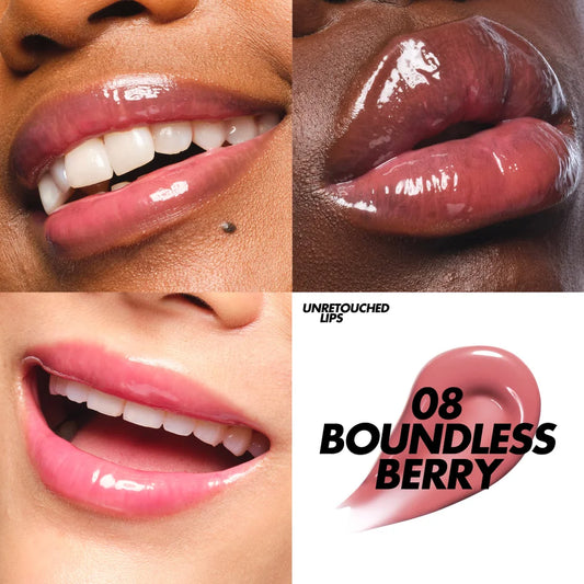 MAKE UP FOR EVER SUPER BOOST LIP GLOSS shade 08 BOUNDLESS BERRY — Full Size