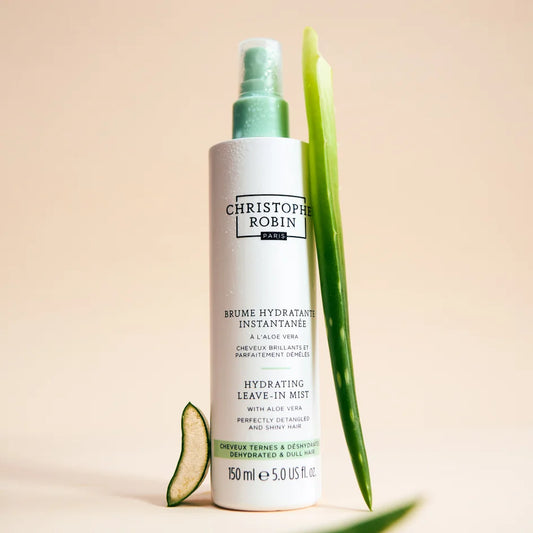 Christophe Robin Hydrating Leave-in Mist with Aloe Vera — Travel Size 50 ml