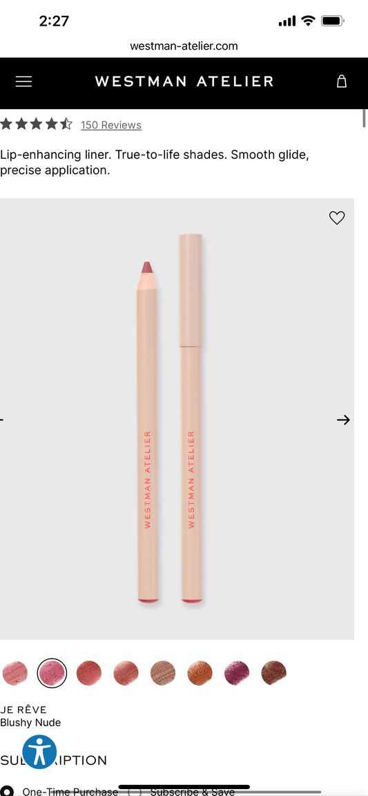 Westman Atelier Lip Shape Lip Liner - Je Rêve — Full Size