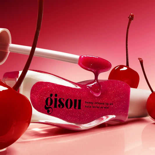 Gisou Honey Infused Lip Oil shade Cherry on the Cake — Full Size