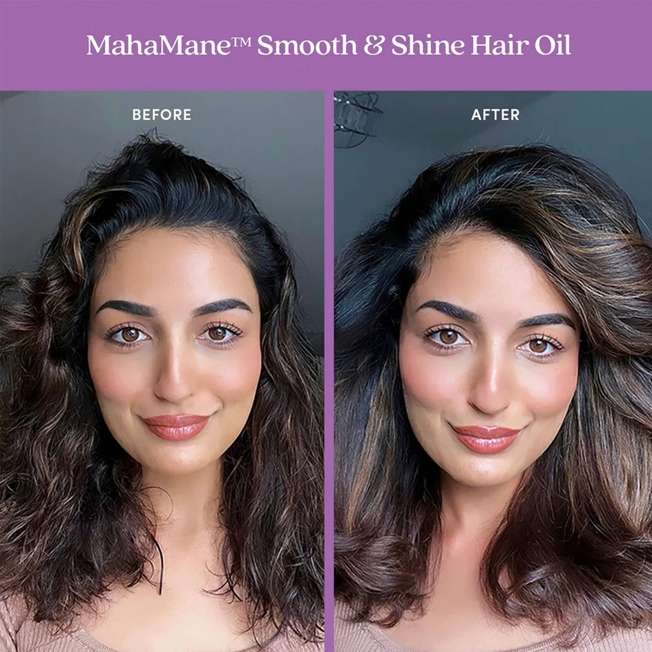 Fable & Mane MahaMane Smooth and Shine Hair Oil - Full Size 55ml