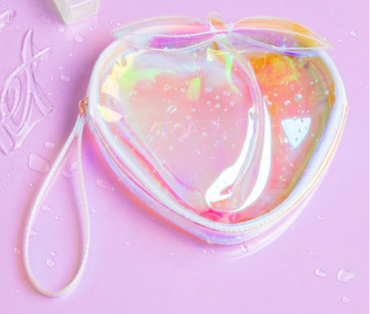 Huda Beauty X Wishful Heart Shaped Makeup Bag