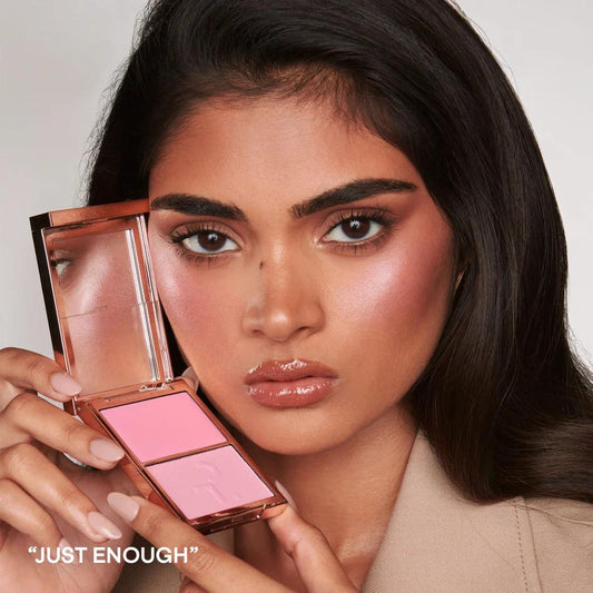 PATRICK TA Major Headlines Double-Take Cream and Powder Blush Duo shade Just Enough — Full Size