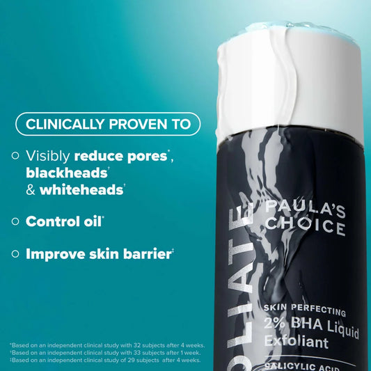 Paula's Choice Skin Perfecting 2% BHA Liquid Exfoliant — Full Size 118 ml