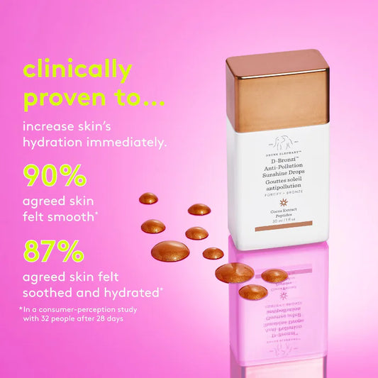 Drunk Elephant D-Bronzi™ Bronzing Drops with Peptides — Deluxe size 5 ml