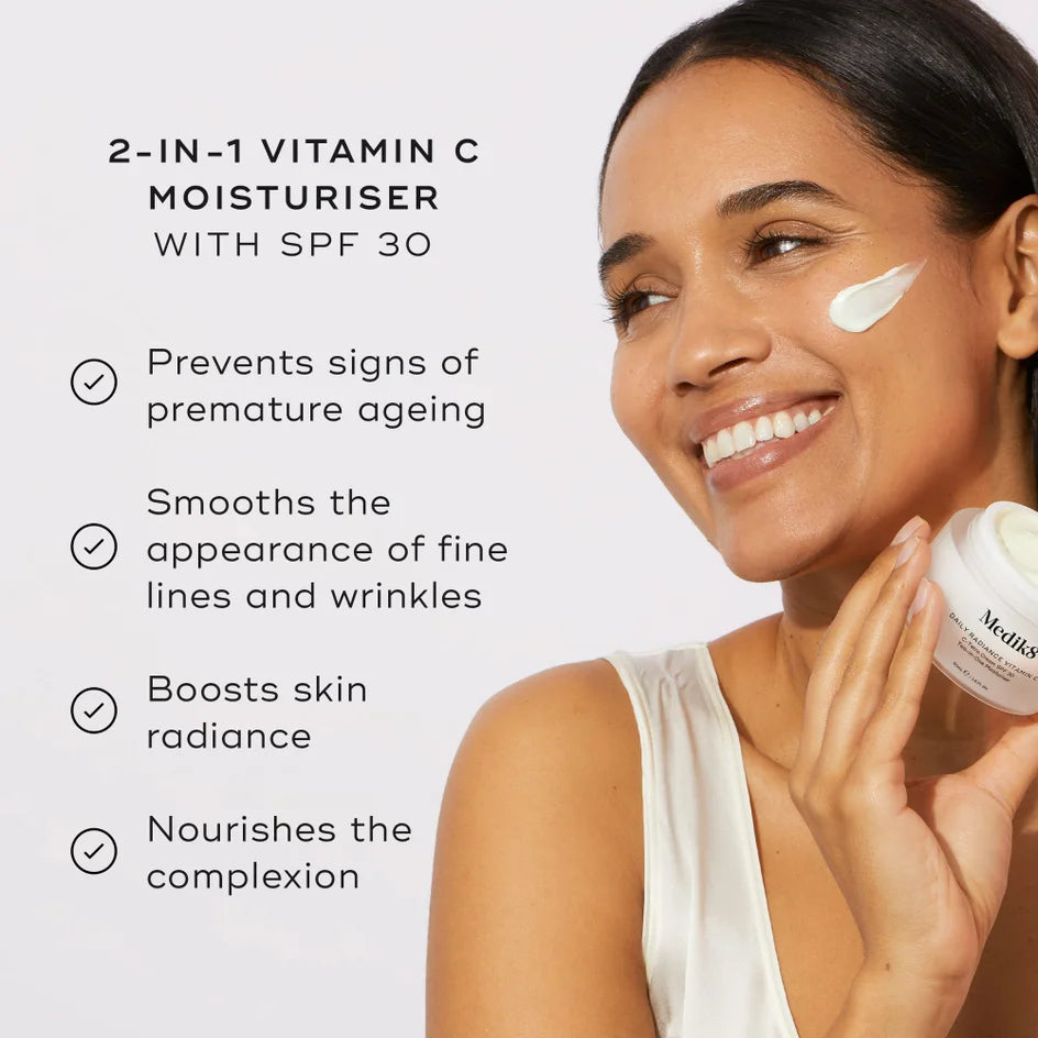 Medik8 Daily Radiance Vitamin C Tetra SPF 30 — Full Size 50ml